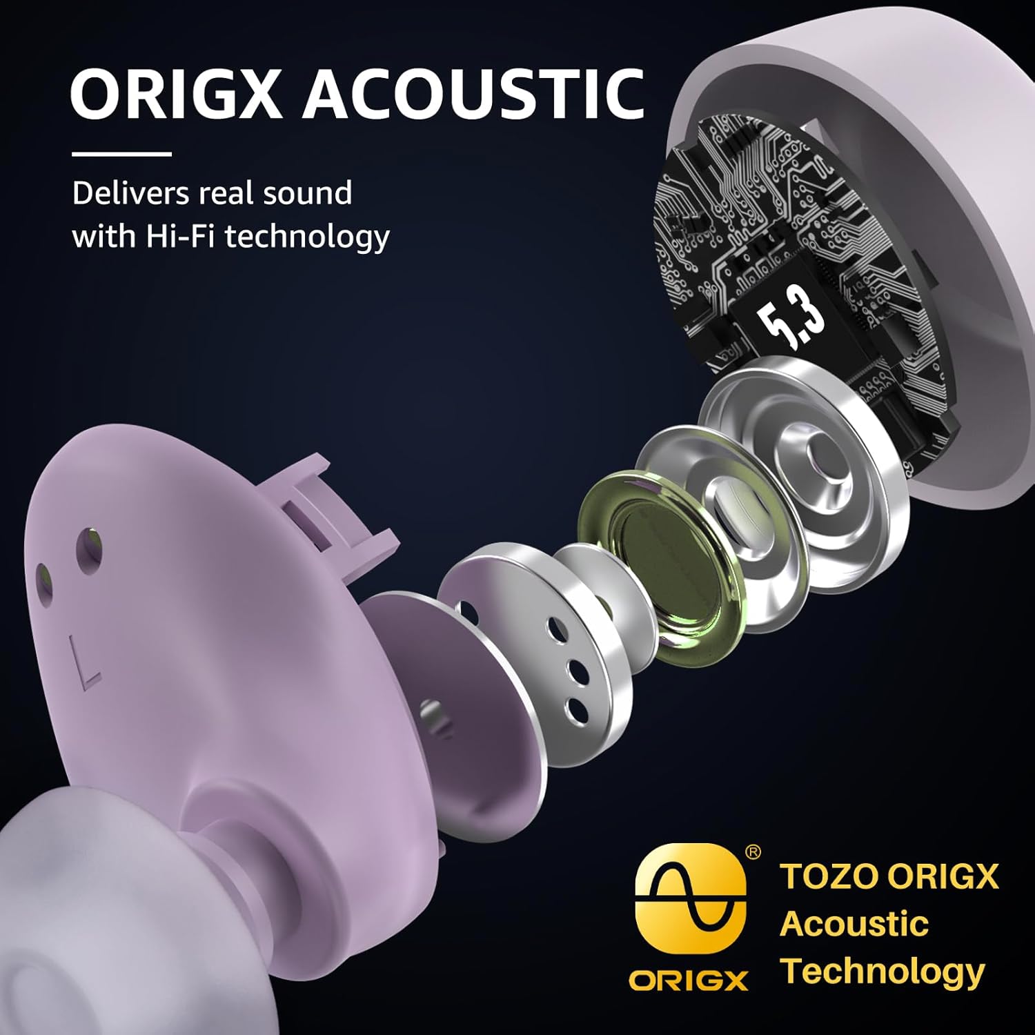 Thumbnail 2 de TOZO A1 Cuffie Bluetooth 6 ore