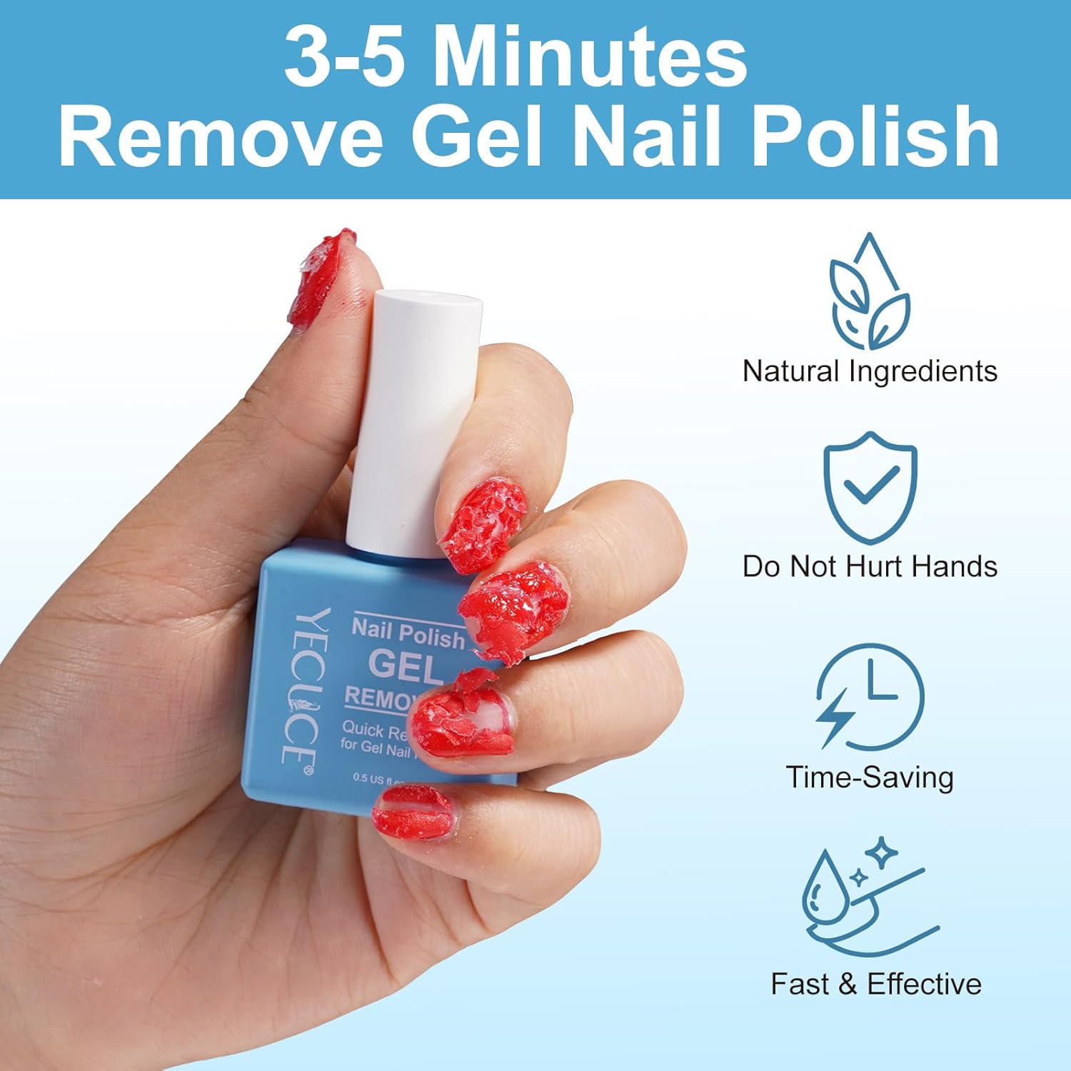 Detalle 2 de Gel Nail Polish Remover 15ml ๐