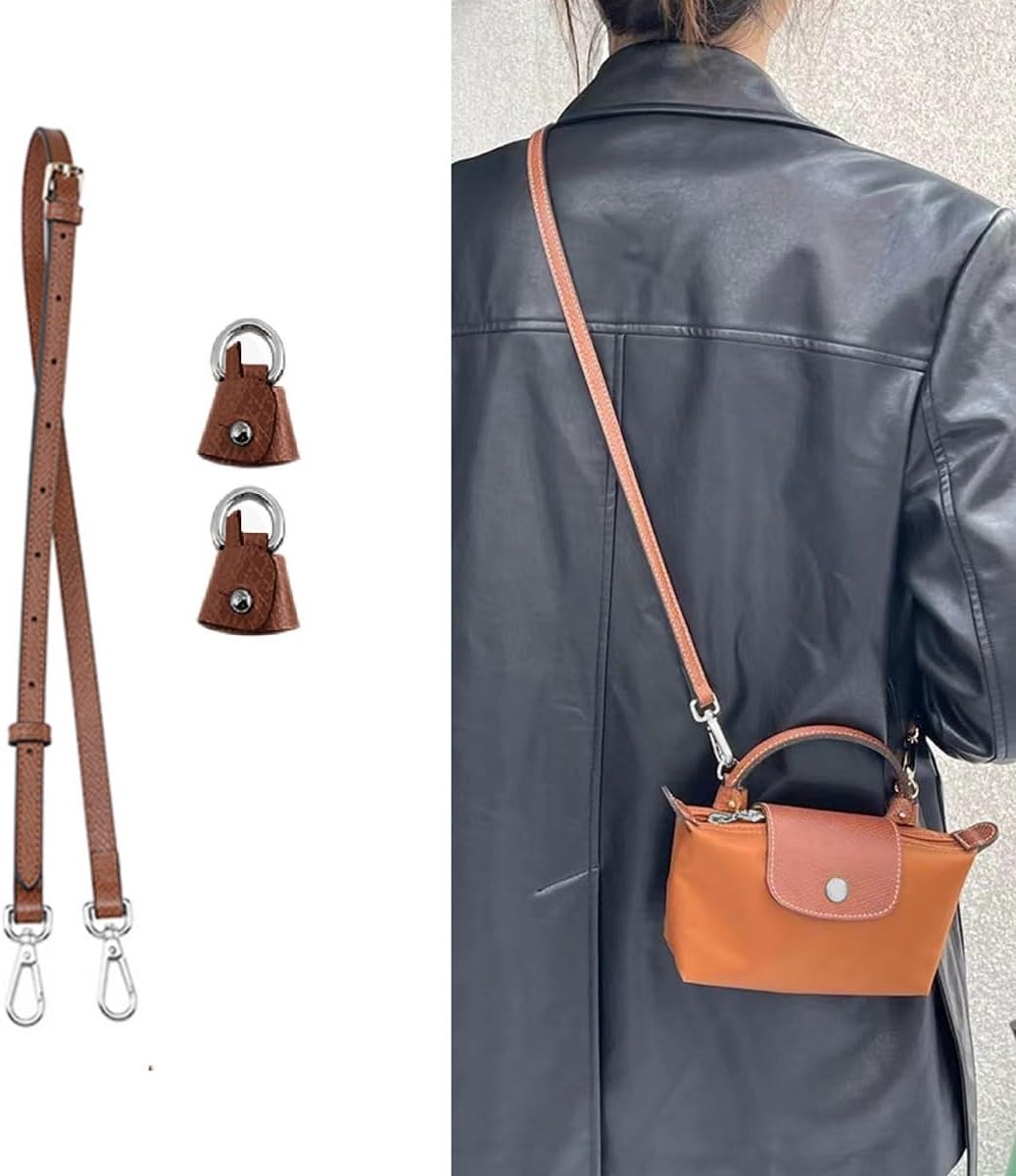 Thumbnail 1 de Jiesinlov Adjustable Leather Shoulder Strap Conversion Kit for Mini Bags