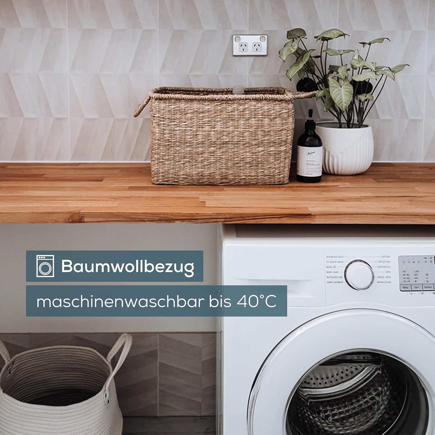 Detalle 2 de Beurer HK 25 Heizkissen – kuschelige Wärme (40 x 30 cm), 3 Stufen, Abschaltautomatik, waschbar