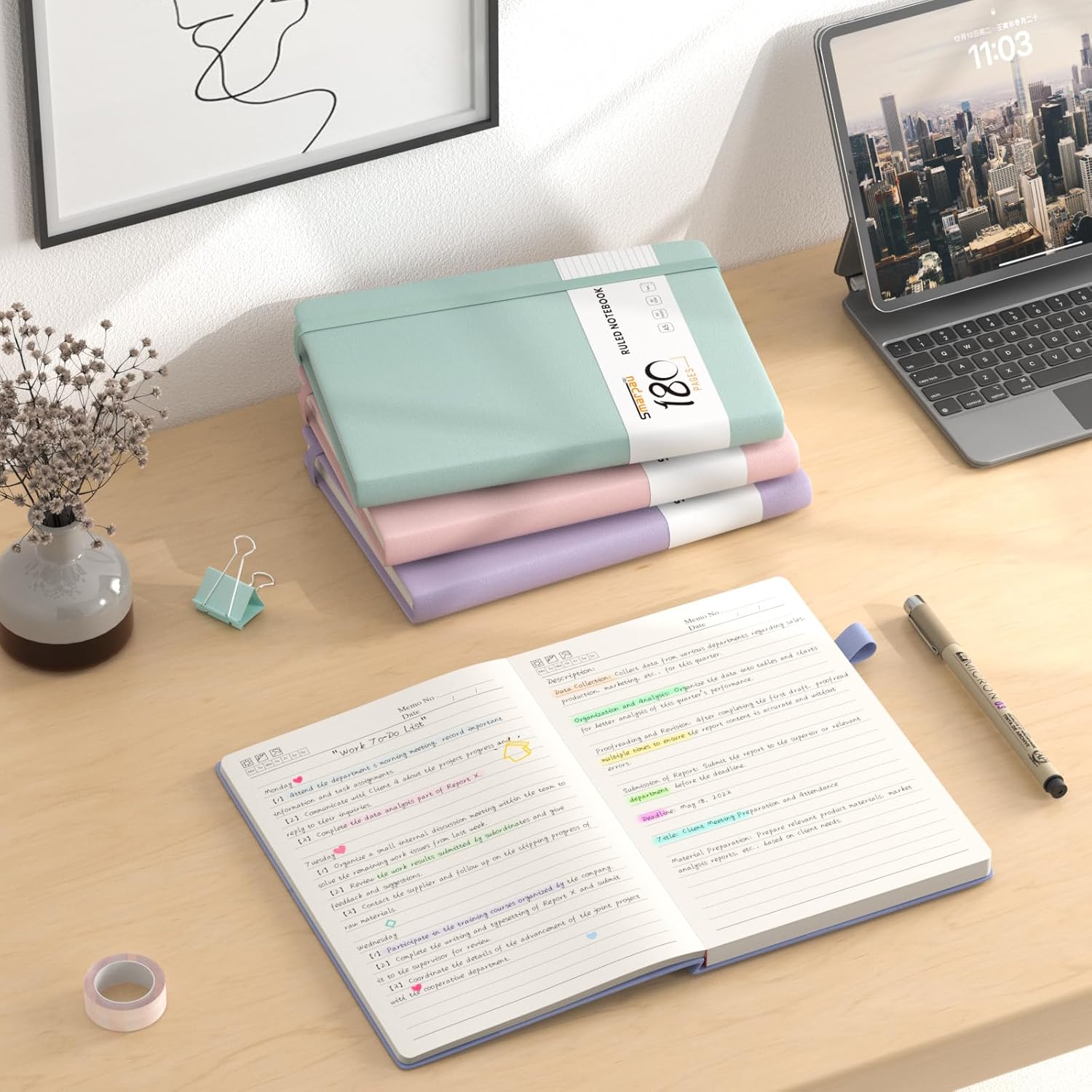 Thumbnail 6 de Smarpau Notizbuch A5 Hardcover 14,5 x 21 cm