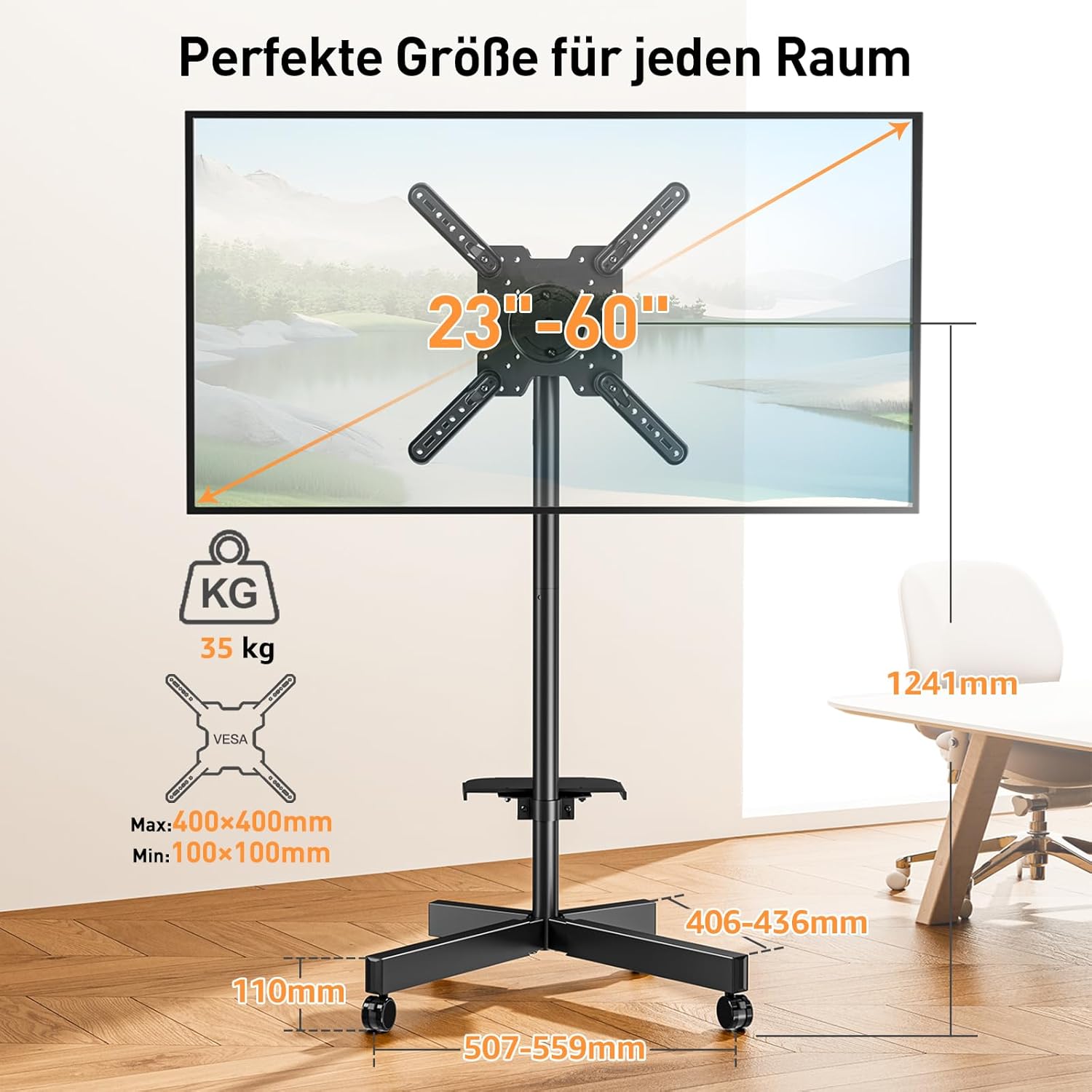 Detalle 2 de ELIVED EV2114B TV-Ständer 23–60 Zoll