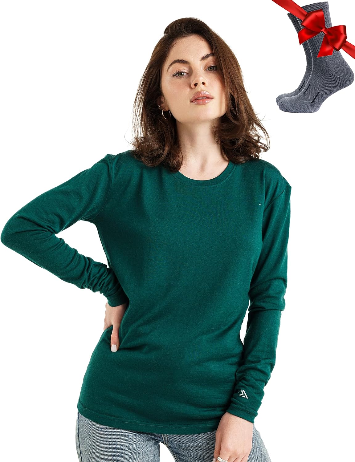 Thumbnail 6 de Merino.tech Merino Shirt Damen Langarm 100% Merino
