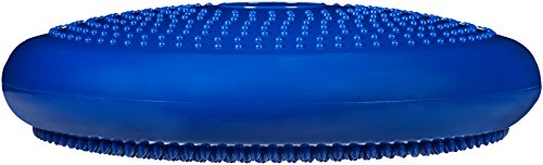 Detalle 2 de Amazon Basics Cuscino gonfiabile per equilibrio – Blu scuro, Ø 33 cm