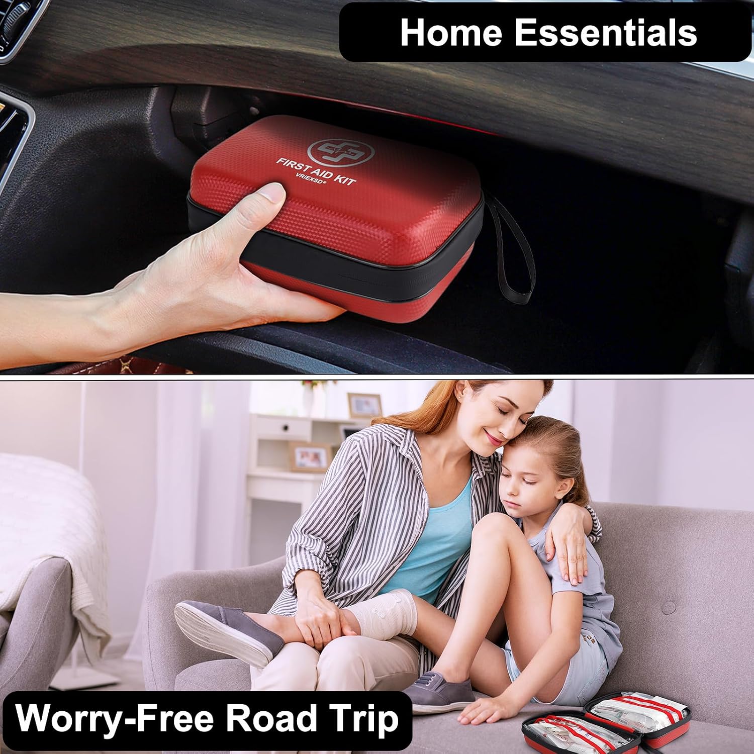 Thumbnail 4 de VRIEXSD Premium 320-Piece Waterproof EVA First Aid Kit