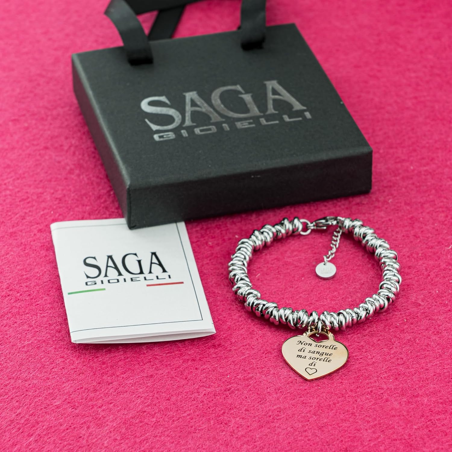 Thumbnail 1 de Saga Gioielli Bracciale Donna con Scritte, Pensieri e Parole – Idea Regalo per Amica, Sorelle, Mamma, Nonna