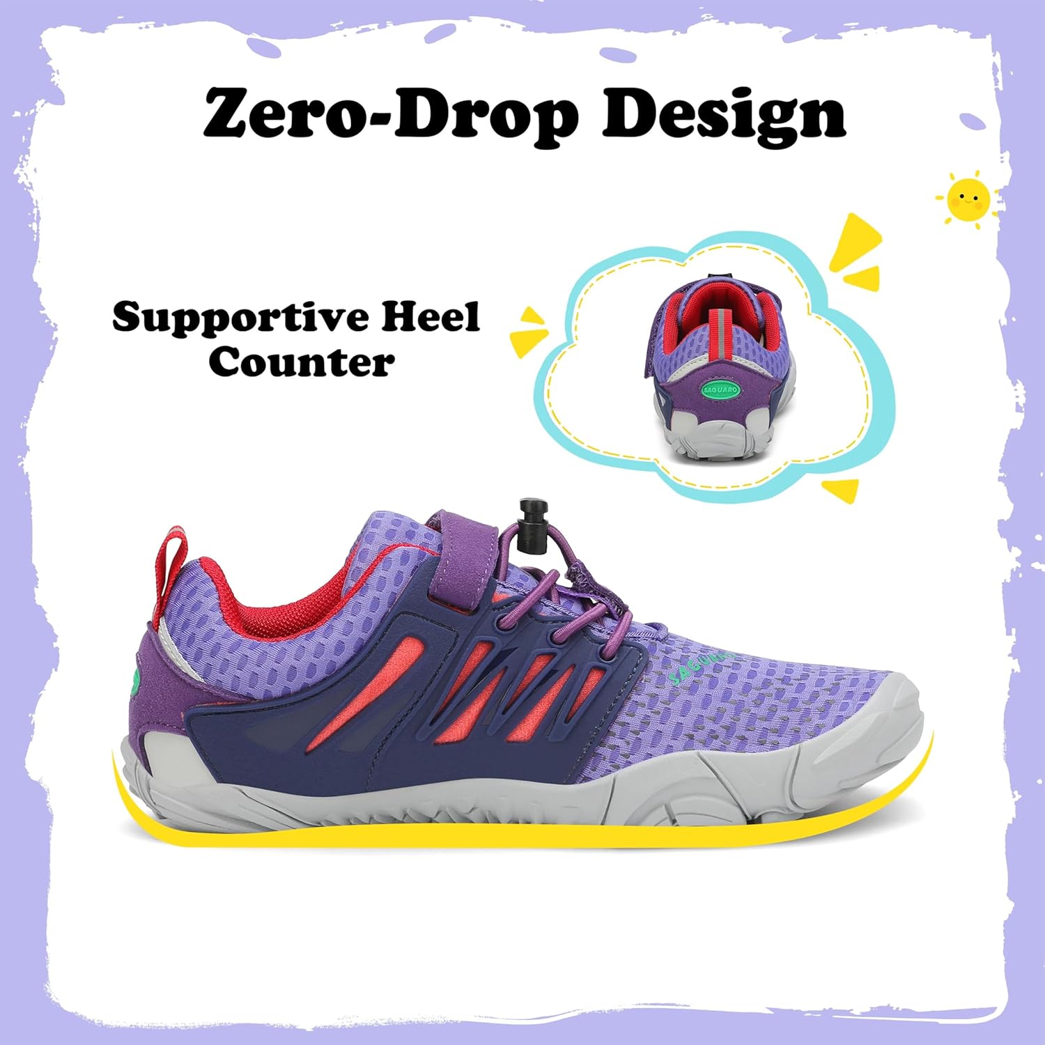 Thumbnail 2 de SAGUARO Barfußschuhe für Kinder – Outdoor Barfußschuhe für Jungen und Mädchen, Größe 24–36