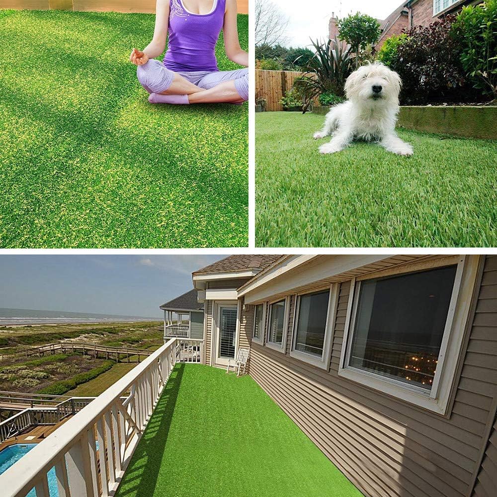 Detalle 1 de Petgrow PG1-4 Artificial Grass Rug, 6.5 ft x 10 ft, 1.37-Inch Pile