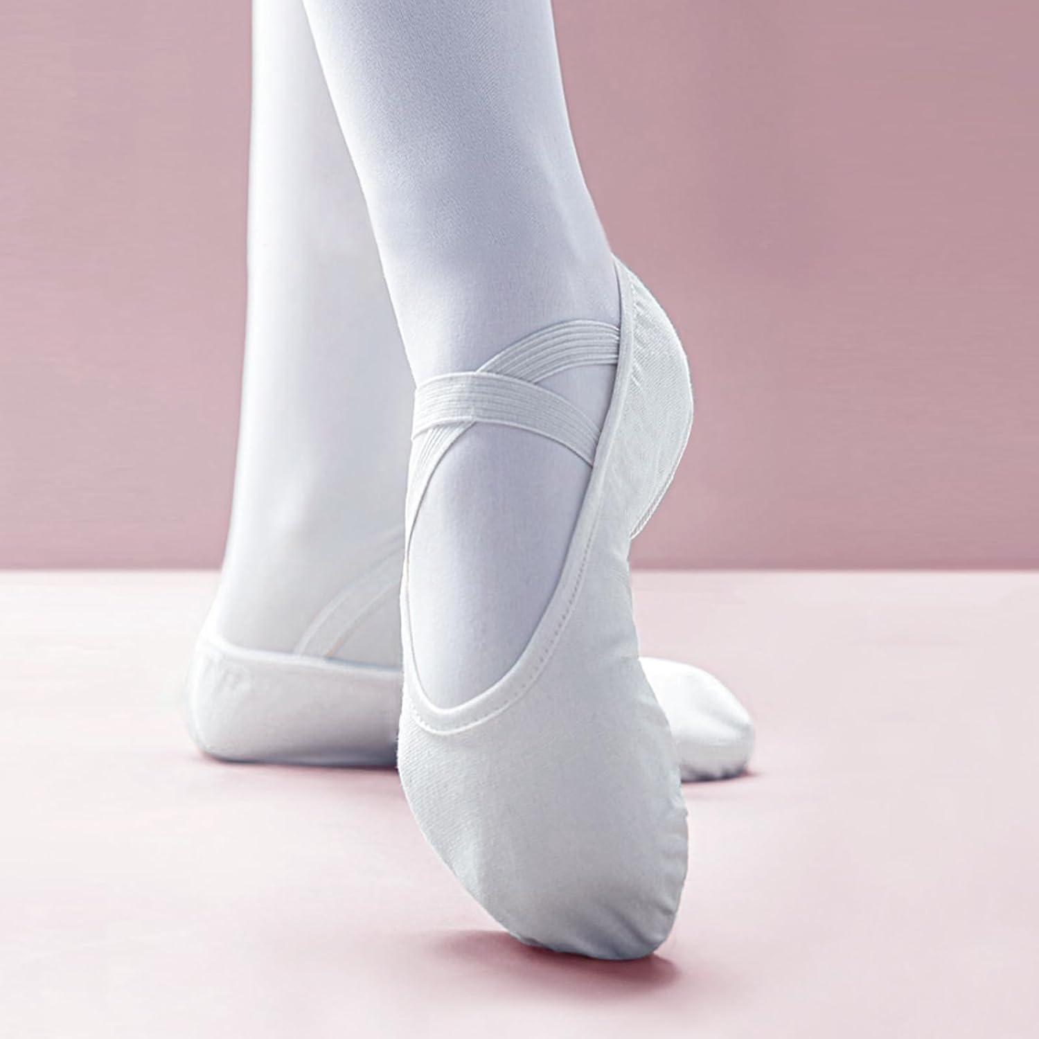 Detalle de Acfoda canvas-balletschoenen voor kinderen en volwassenen, EU 22-44
