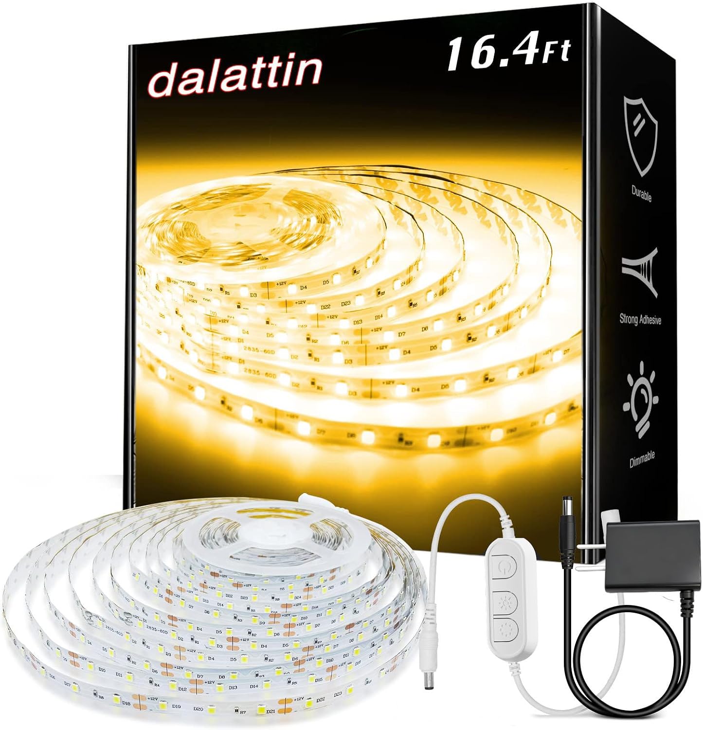 Thumbnail 6 de Dalattin LED Strip Lights 100 ft