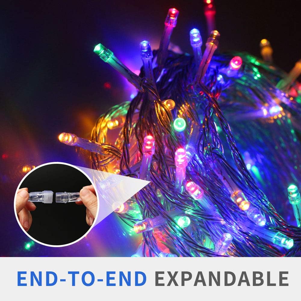 Thumbnail 2 de VTECHOLOGY QL300IE Multicolour Christmas String Lights, 200 LEDs, 66 ft