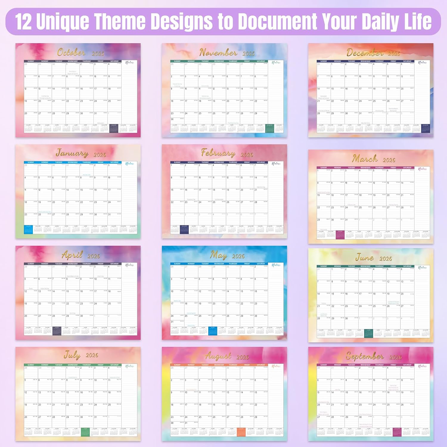 Thumbnail 6 de Gannyfer 2026 Desk Calendar ๐