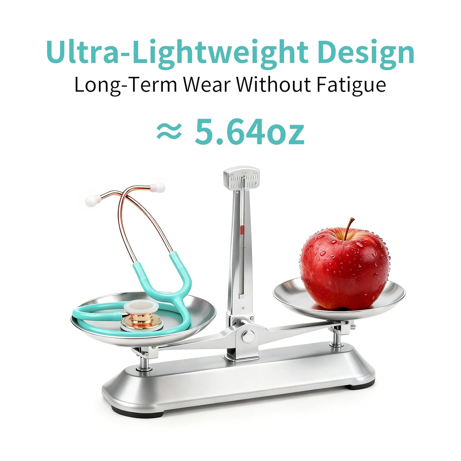 Thumbnail 4 de SciAN Dual Head Stethoscope with Ear Tips (Green Tube) – Classic stainless steel kit for doctors, nurses and students