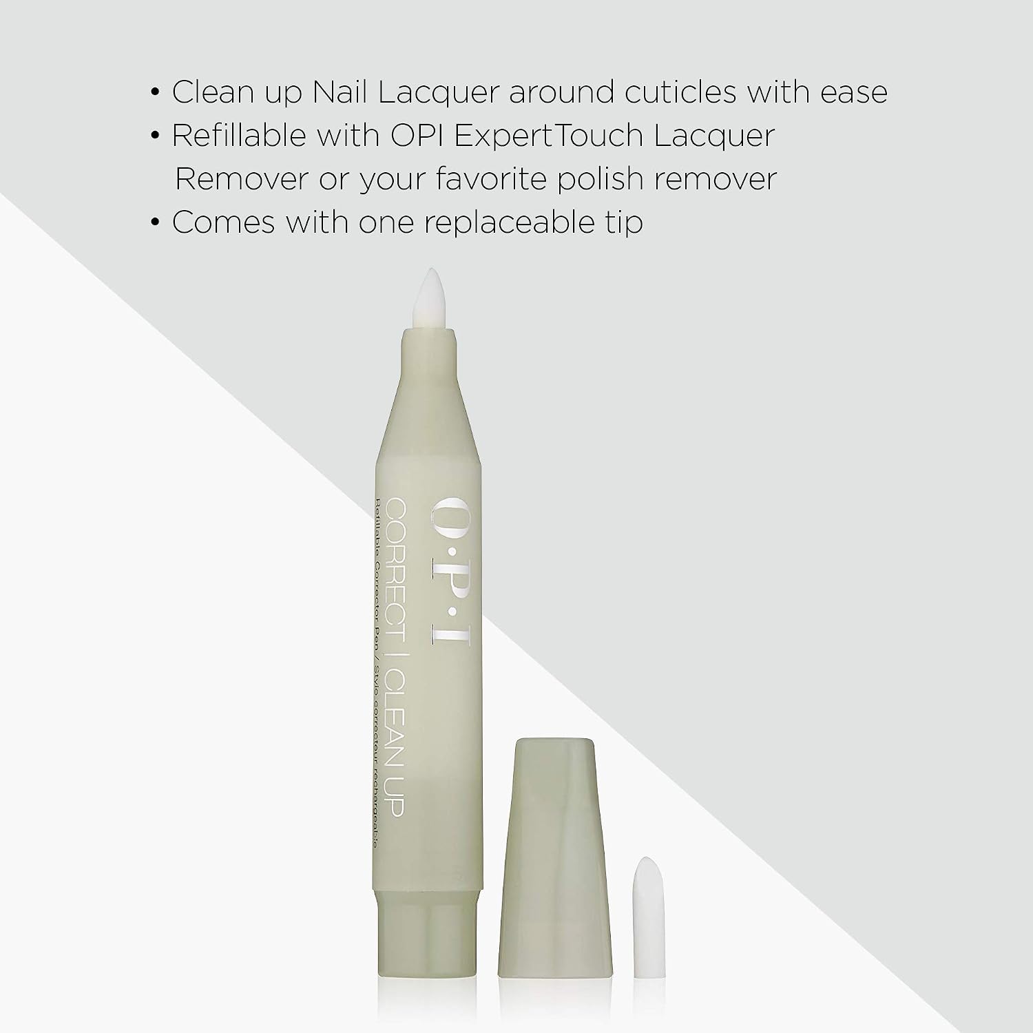 Detalle 2 de OPI Correct & Clean Up Pen, penna correttore ricaricabile da 4 ml