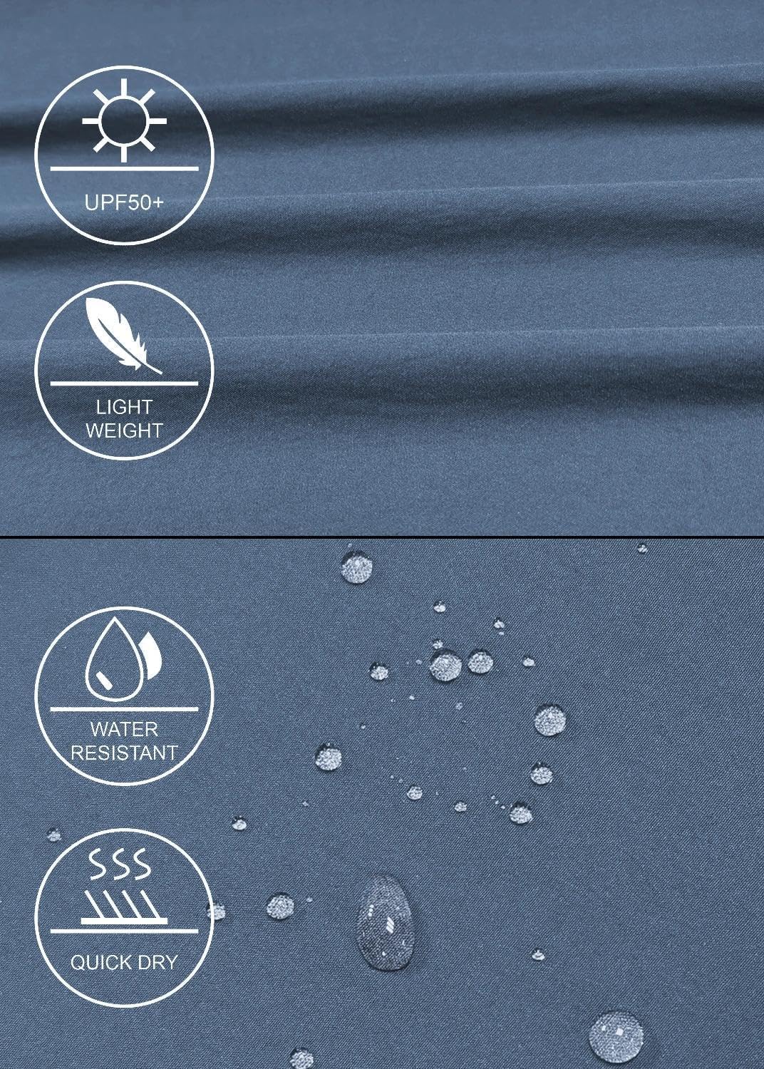 Detalle de GymBrave Pantalone da Trekking Donna Estate: Cargo Elasticizzato Impermeabile con Tasche Zippate