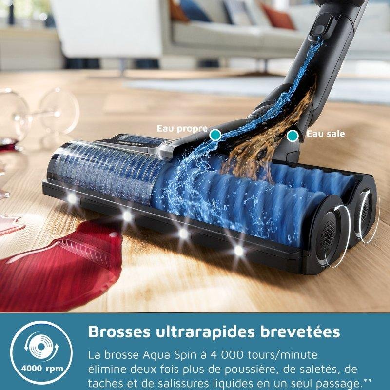 Thumbnail 1 de Philips Serie 9000 AquaTrio: aspiradora sin cable con fregado y LED, 150W y hasta 45 min