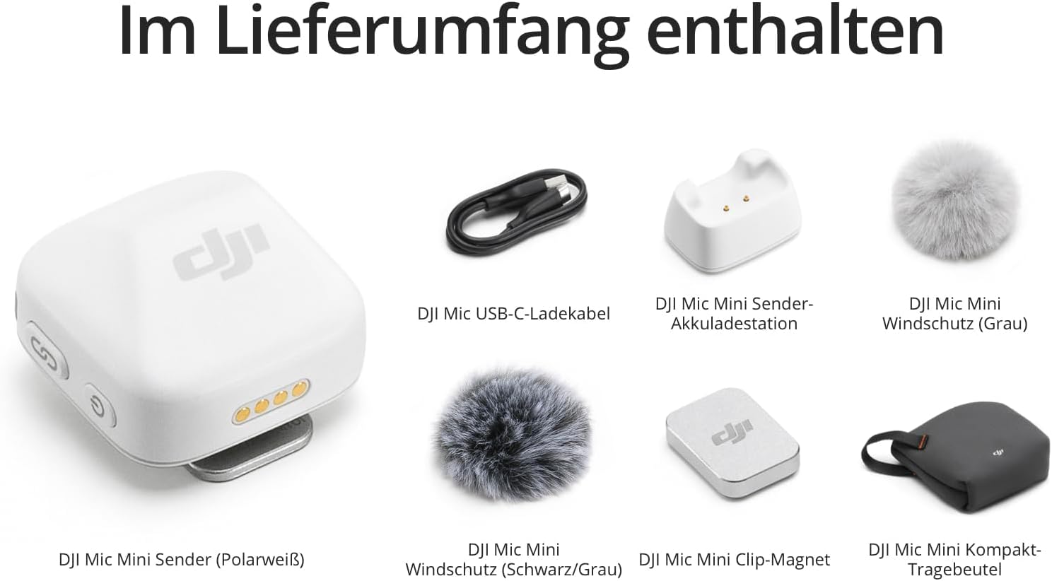 Thumbnail 6 de DJI Mic Mini Sender Funkmikrofon