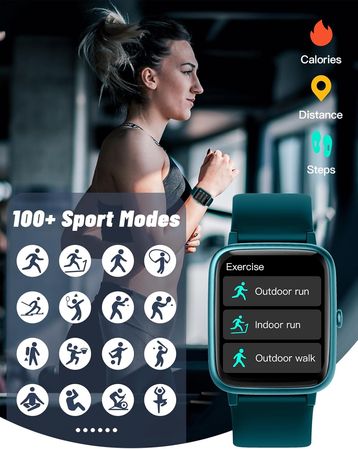 Thumbnail 2 de GRV Smart Watch Heart Rate, 5-7 day battery