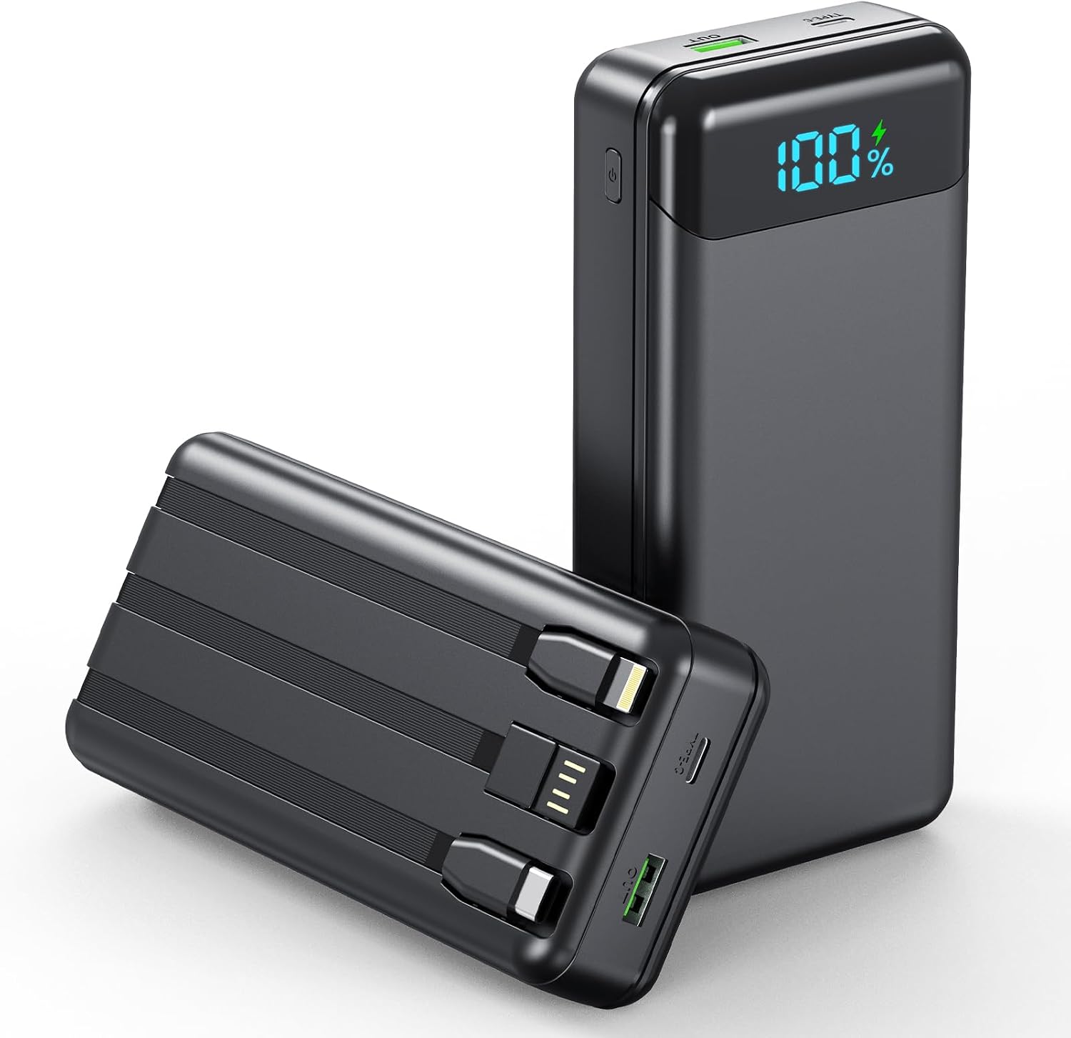 Detalle de Power Bank 27000mAh with PD20W and Built-in Cables