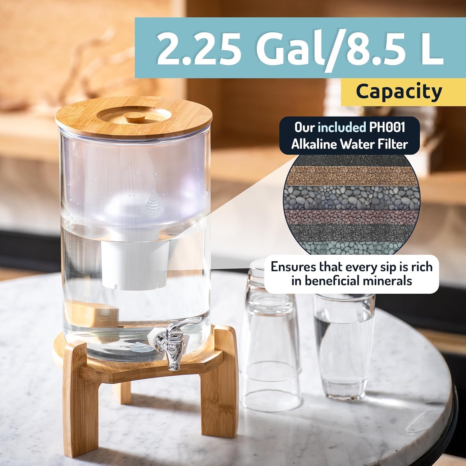 Thumbnail 6 de pH Recharge alkaline water filter 2.25 gal jug