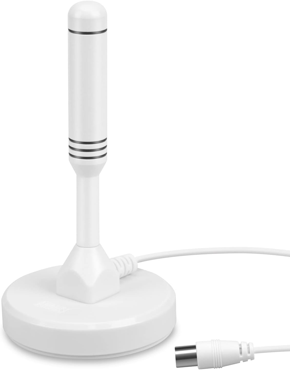 Detalle de August DTA240 DVB-T/DVB-T2 Antenne – kompakte Stabantenne mit Magnetfuß und 2 m Kabel