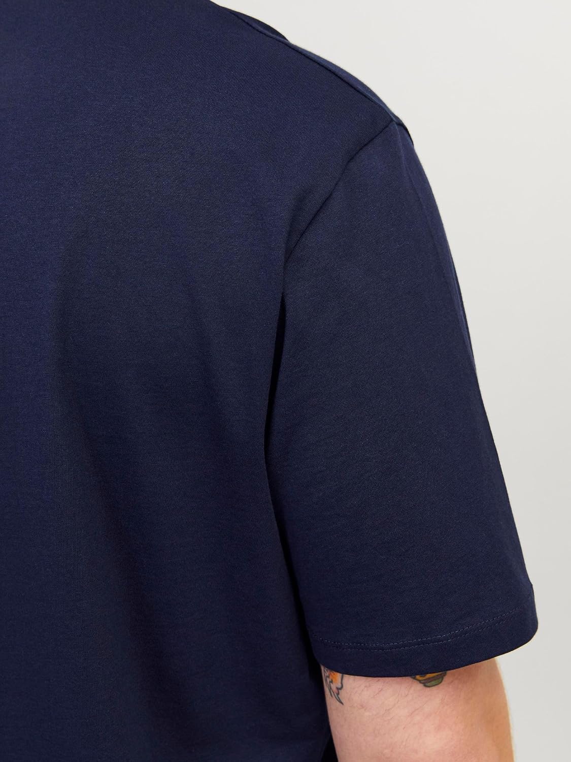 Detalle de JACK & JONES Herren Jjepaulos Tee Ss Crew Neck Noos – T‑Shirt im Casual-Look