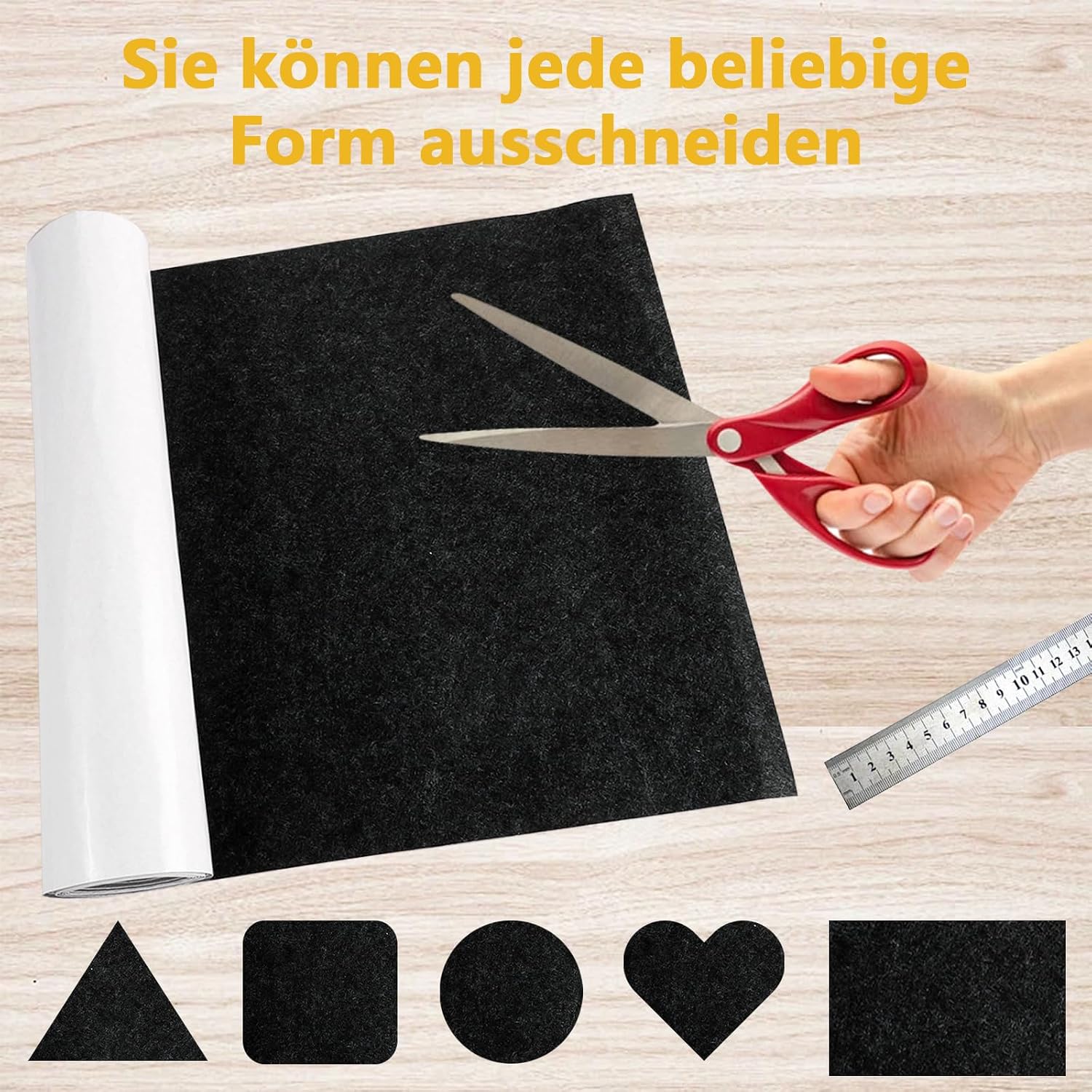 Detalle 2 de Vauki Filz Selbstklebend 1 mm, 40x250 cm