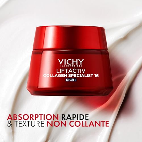 Detalle de Vichy Liftactiv Collagen Specialist Crème Nuit Anti-Âge Rhamnose – soin profond pour la fermeté