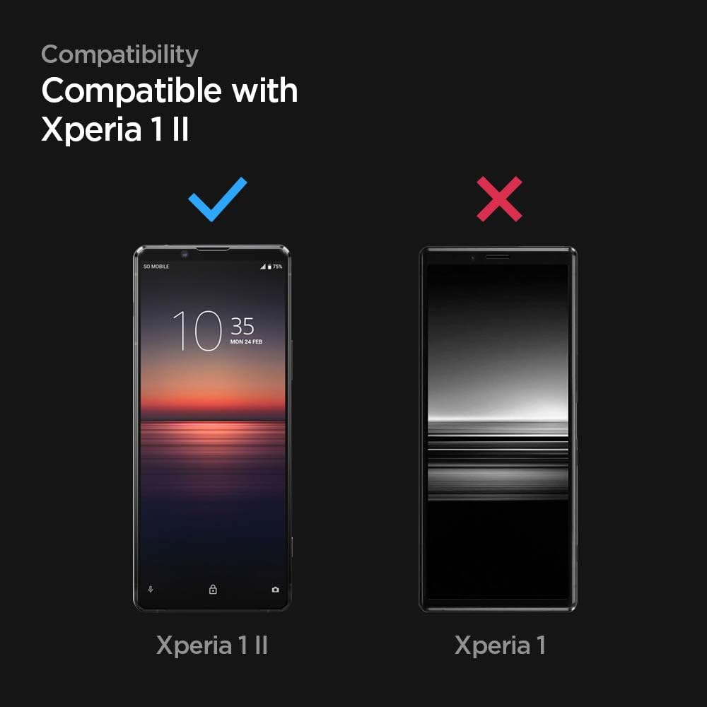 Thumbnail 1 de Spigen AlignMaster — verre trempé pour Sony Xperia 1 II avec auto-alignement et protection bord à bord