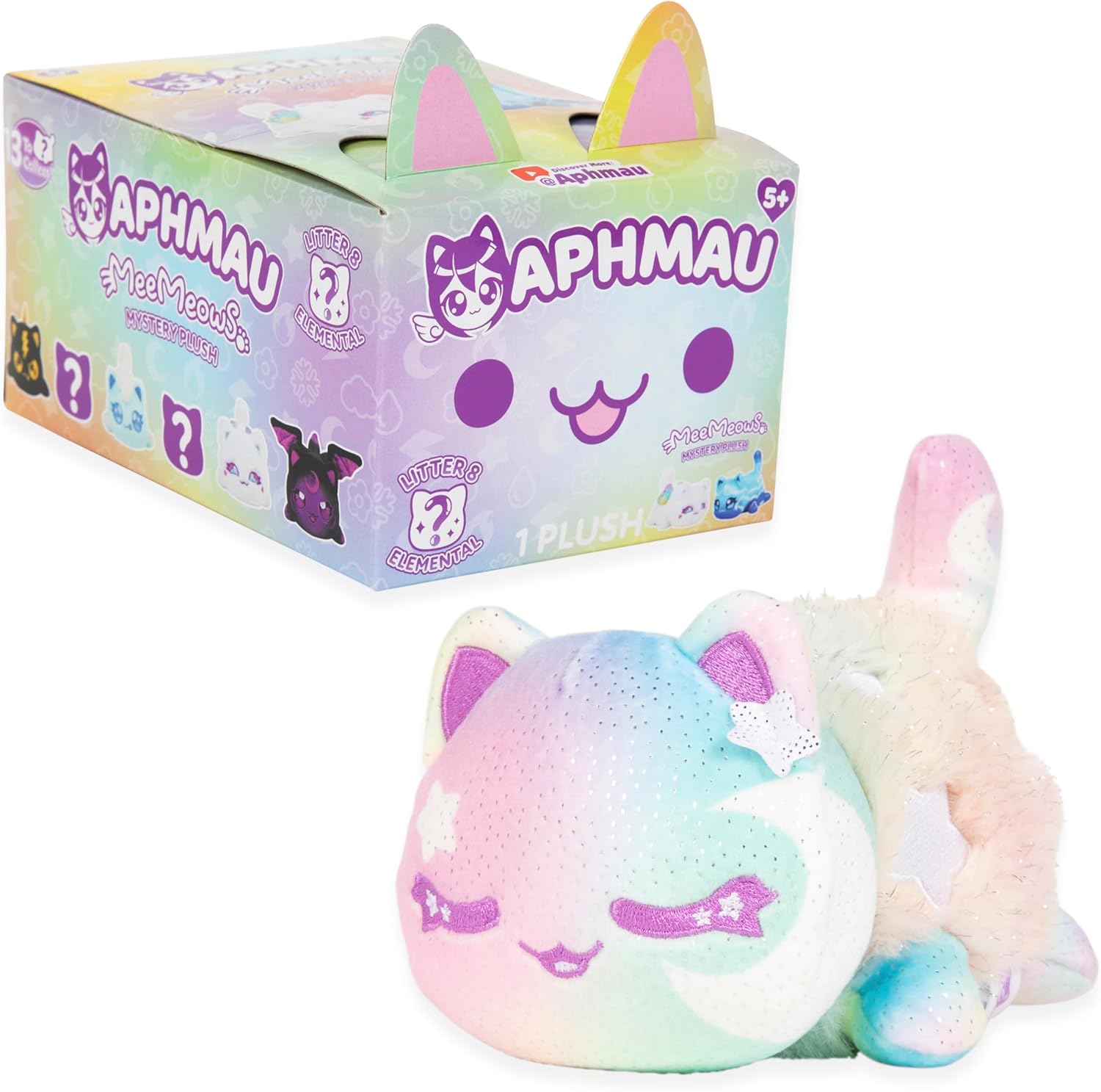 Thumbnail 5 de Aphmau MeeMeow Mystery Plüschtier (Serie 8) – 15,2 cm Minecraft-YouTube-K Blindbox