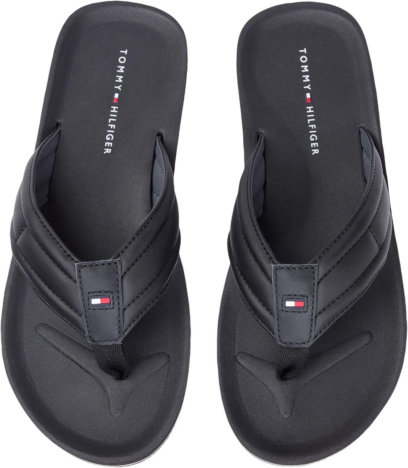 Detalle de Tommy Hilfiger Herren Padded Beach Sandal – komfortabel, sportlich und damit perfekt für Strand & Alltag