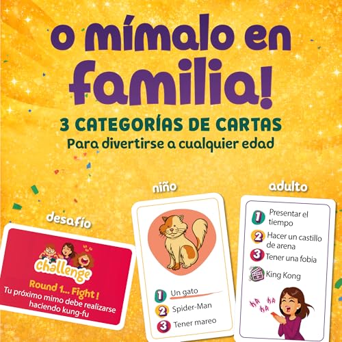 Thumbnail 9 de ZENAGAME Juego de Mesa Familiar - Sin Palabras: Mímicas para Todas las Edades
