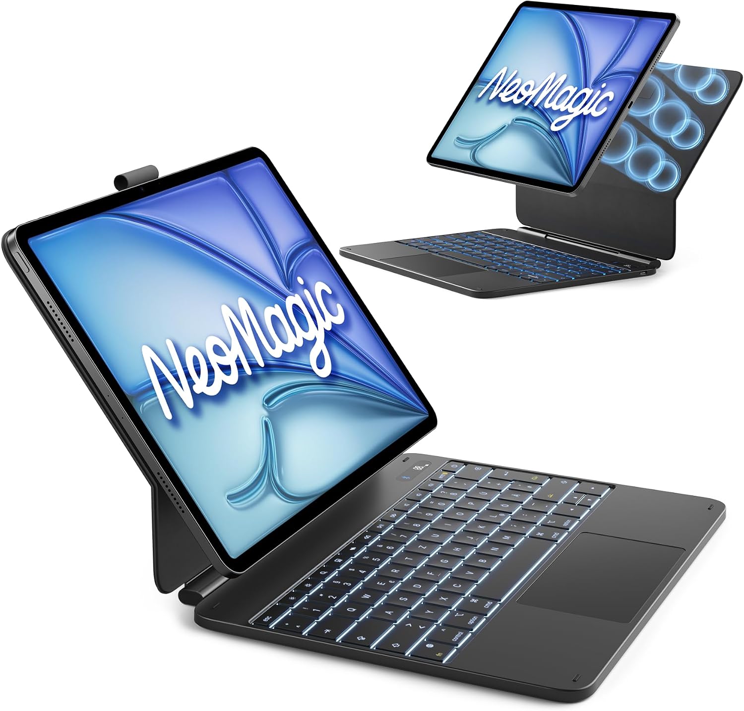 Detalle de Inateck NeoMagic Magnetische Tastatur 13 Zoll