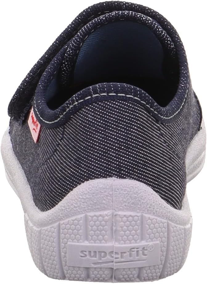 Detalle de Superfit Jungen Hausschuhe 1-800278 – Strapazierfähige Textilhausschuhe mit Klettverschluss