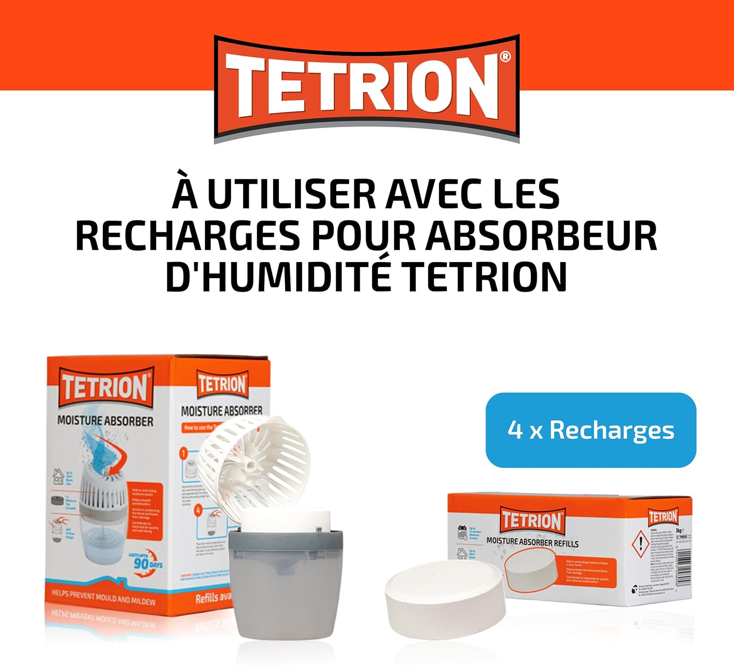 Thumbnail 3 de Tetrion Absorbeur d'Humidité 20m² – Protection 360° et 90 Jours
