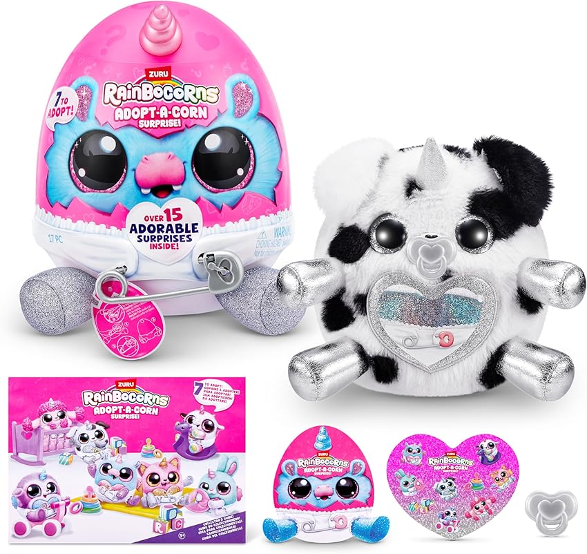 Detalle de ZURU Adopt-A-Corn Surprise: Dalmatian Peluche Coleccionable 🐾