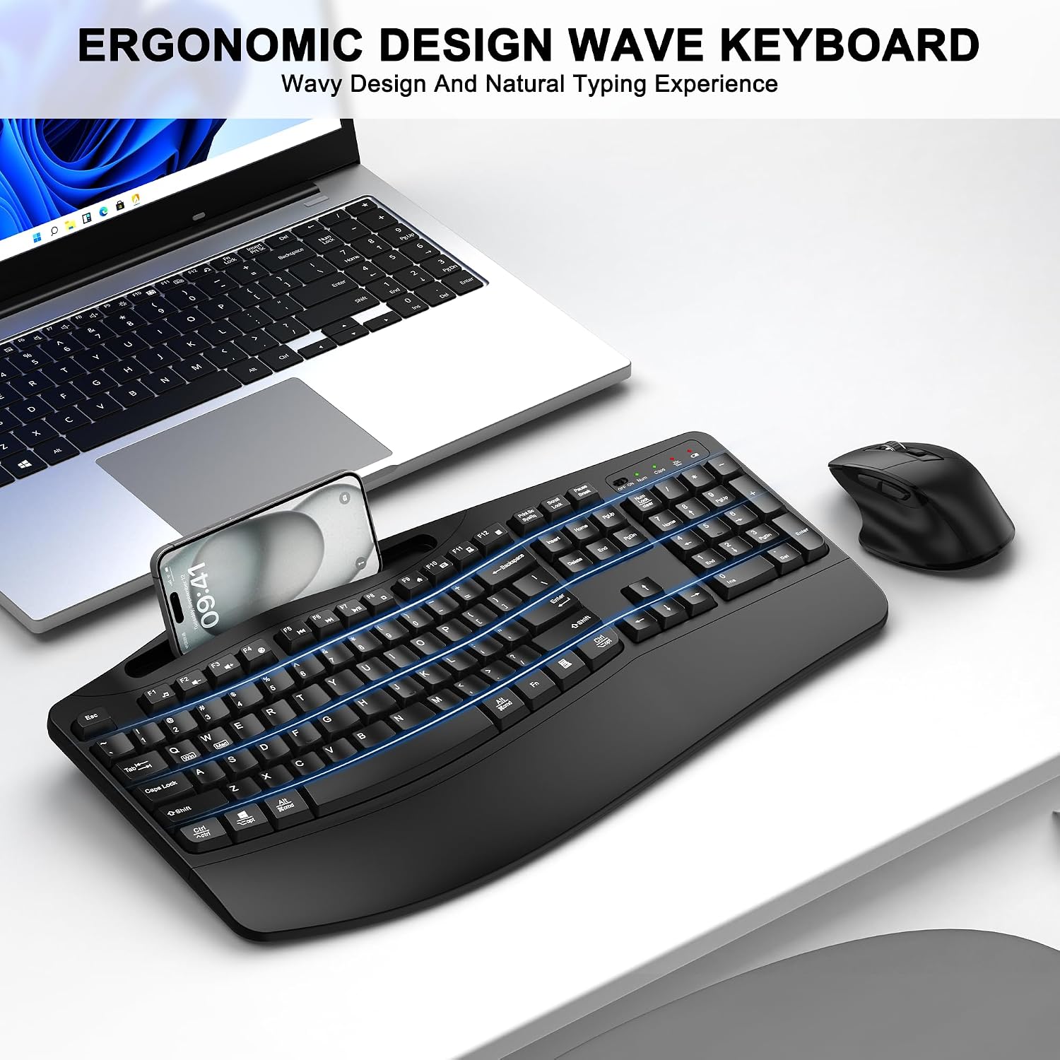 Detalle de Wireless Keyboard and Mouse Combo, Full Size