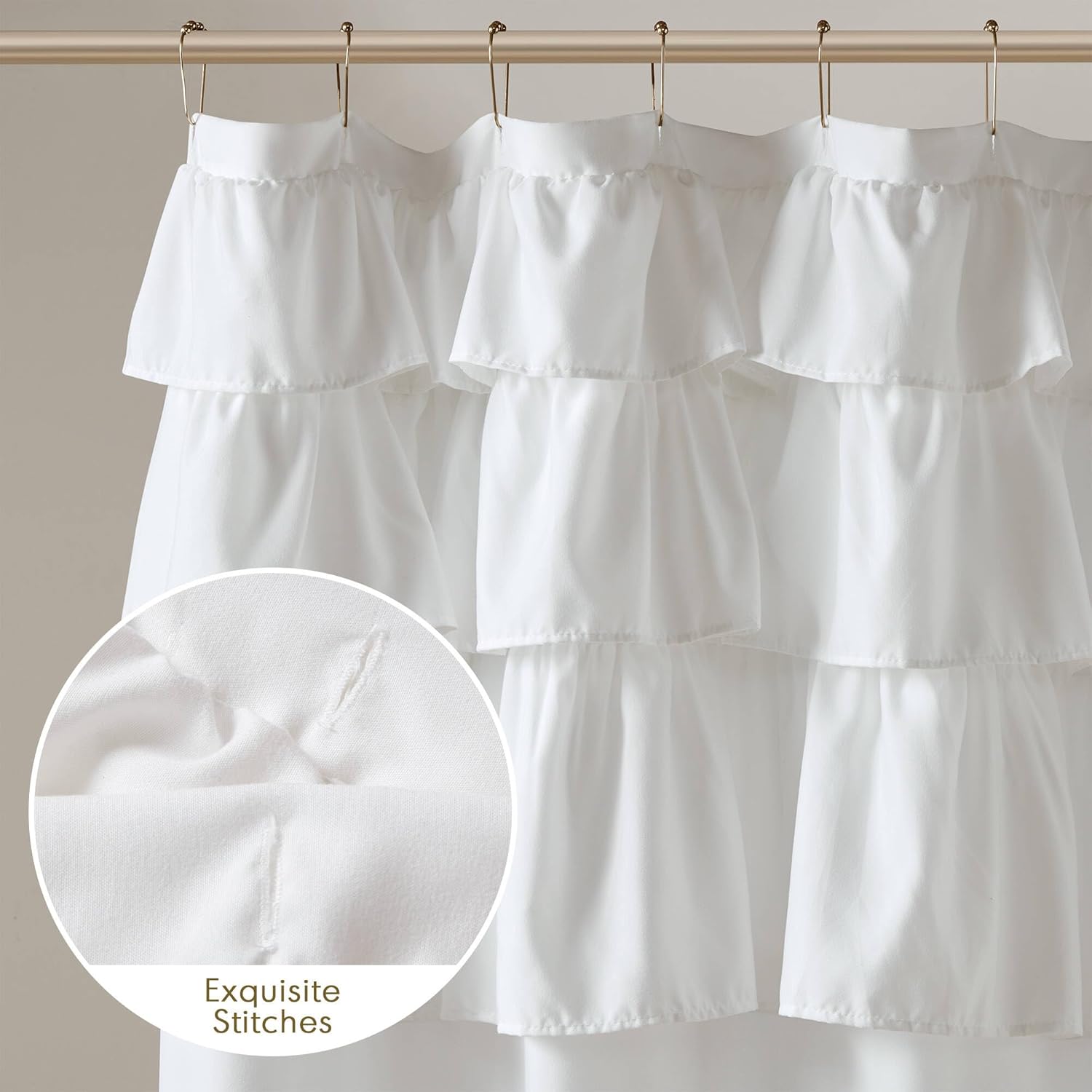 Thumbnail 4 de Madison Park Grace Shower Curtain 72 x 72
