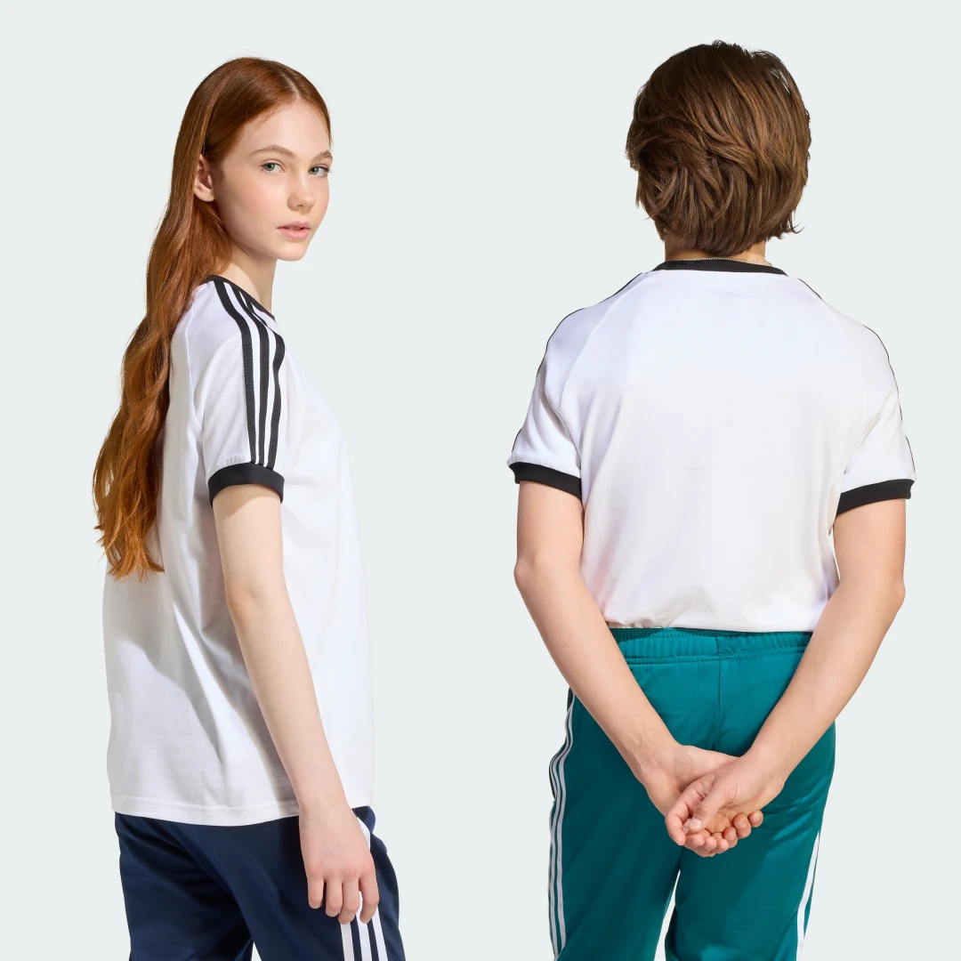Detalle 2 de Adidas Camiseta Adicolor 3 bandas adolescentes