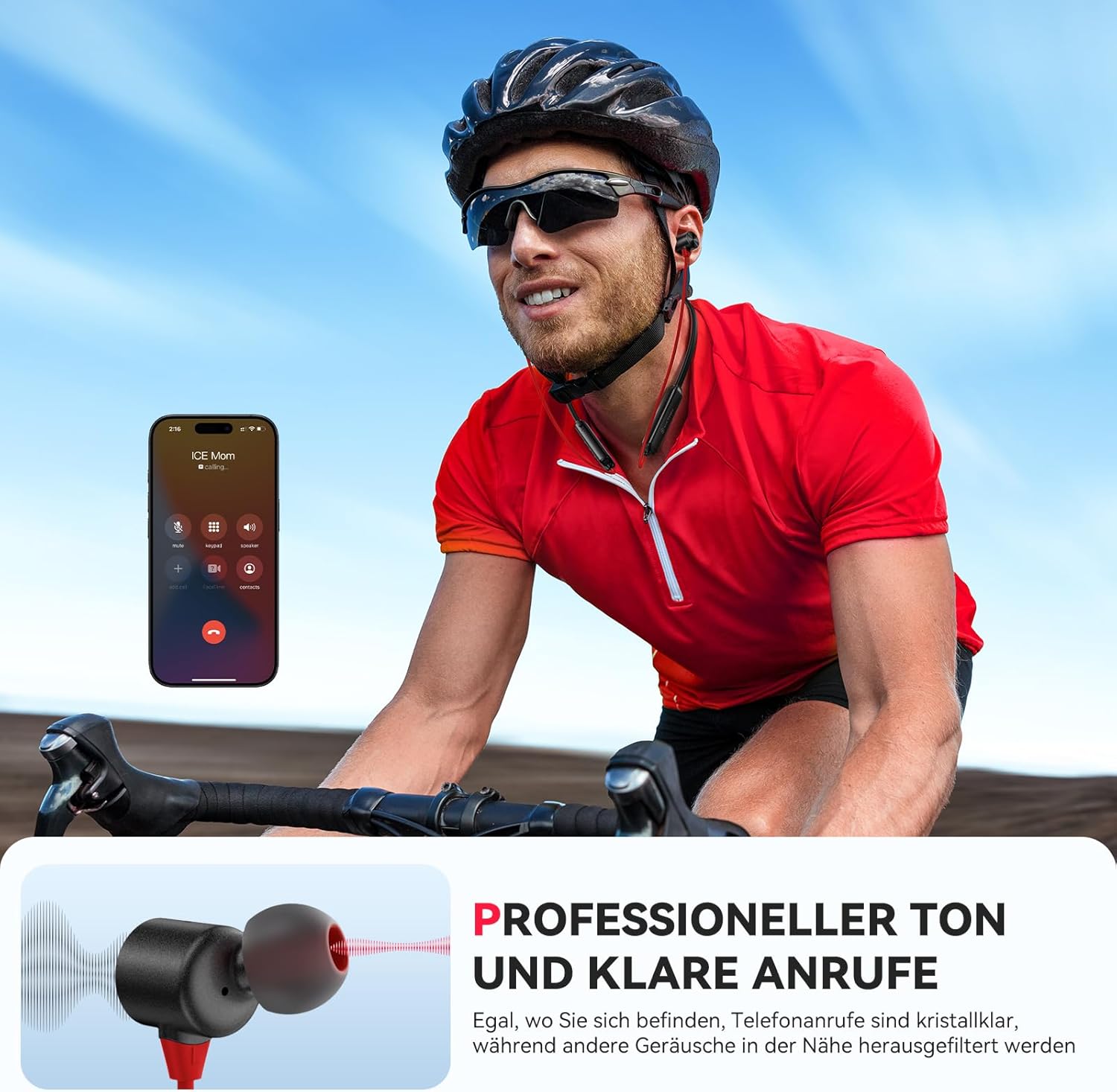 Thumbnail 4 de YATWIN Bluetooth Kopfhörer Sport in Ear – IPX7, 8–10 Std Akku, Noise Cancelling