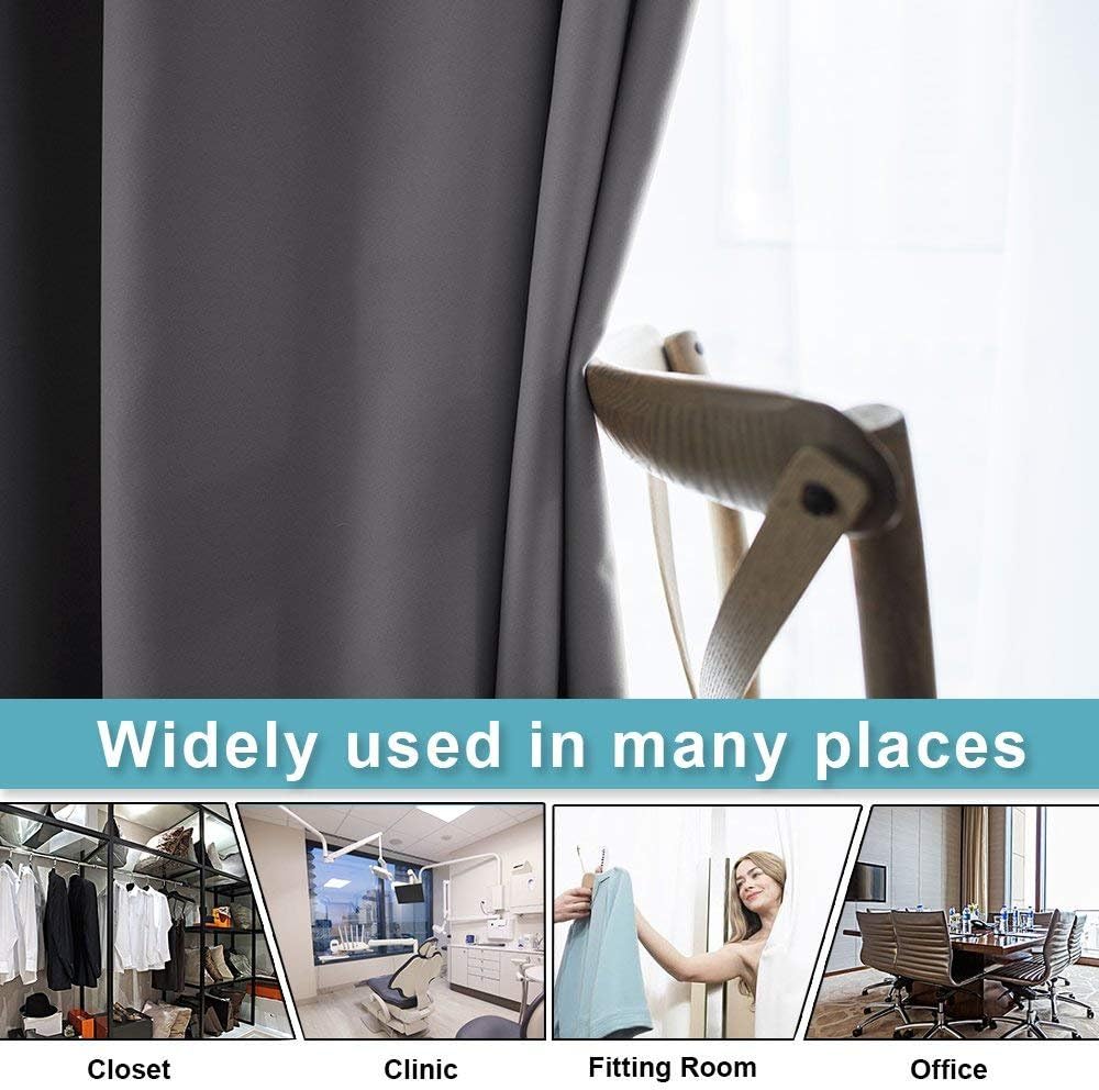 Thumbnail 3 de PONY DANCE Divider Curtain W180" x L96" Grey