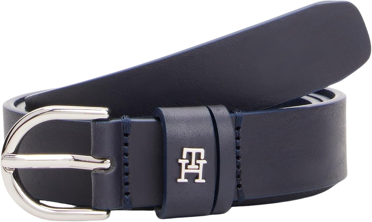 Detalle de Tommy Hilfiger Damen Gürtel Essential Effortless – Ledergürtel, 2,5 cm
