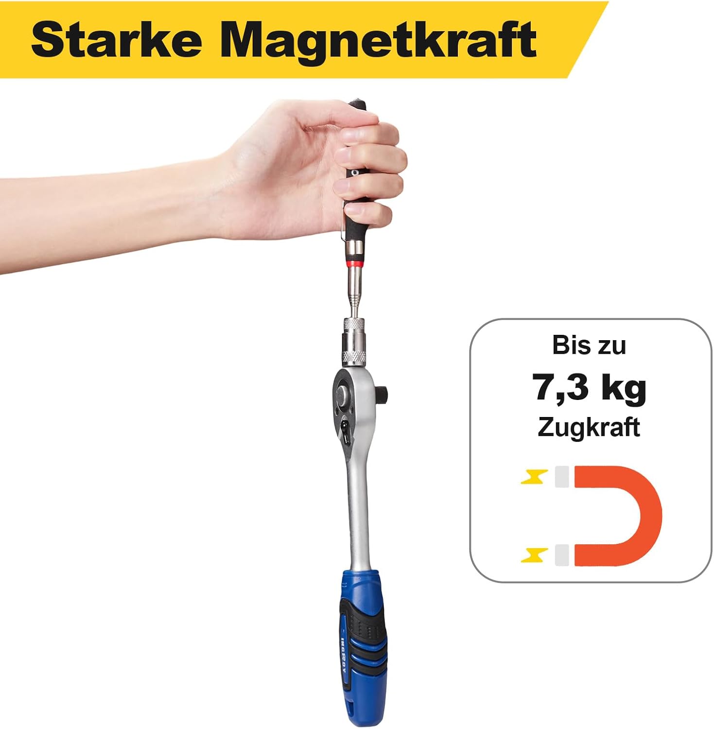 Detalle 2 de Telescopic Magnetic Pick Up Tool 76 cm ðŸ›