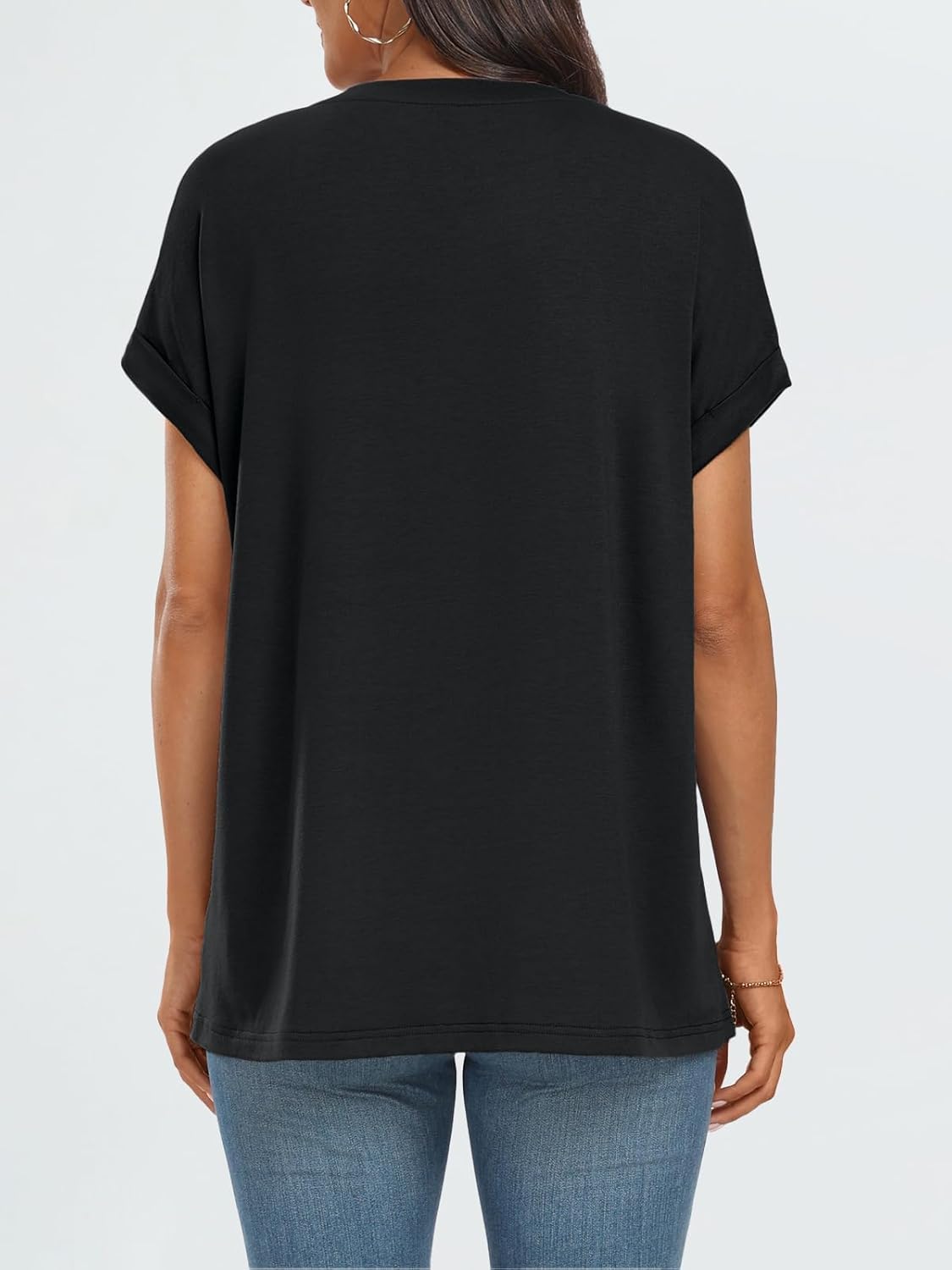 Detalle de Cuptacc T-Shirt Oversize Rundhalsausschnitt