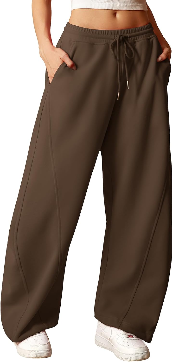 Thumbnail 6 de ELLEVEN Women's Wide-Leg Sweatpants, Cotton-Polyester Blend