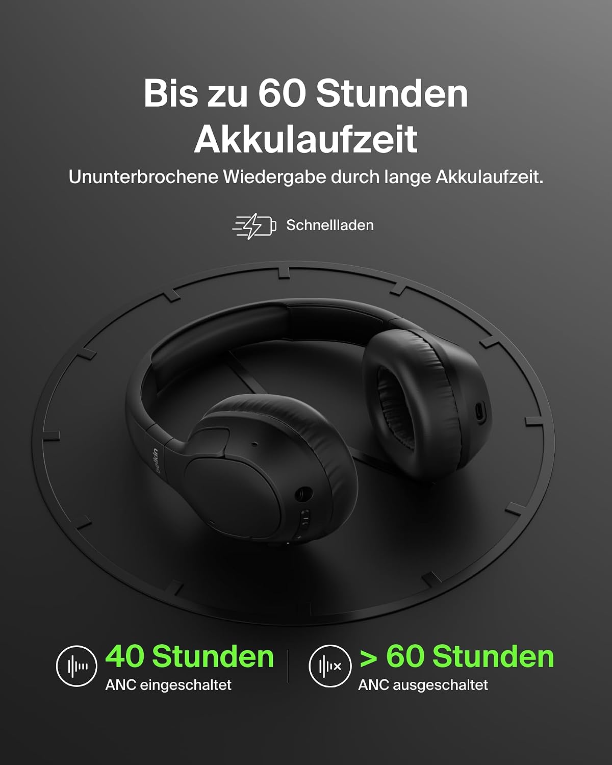 Thumbnail 5 de Belkin SoundForm Isolate Kopfhörer kabellos