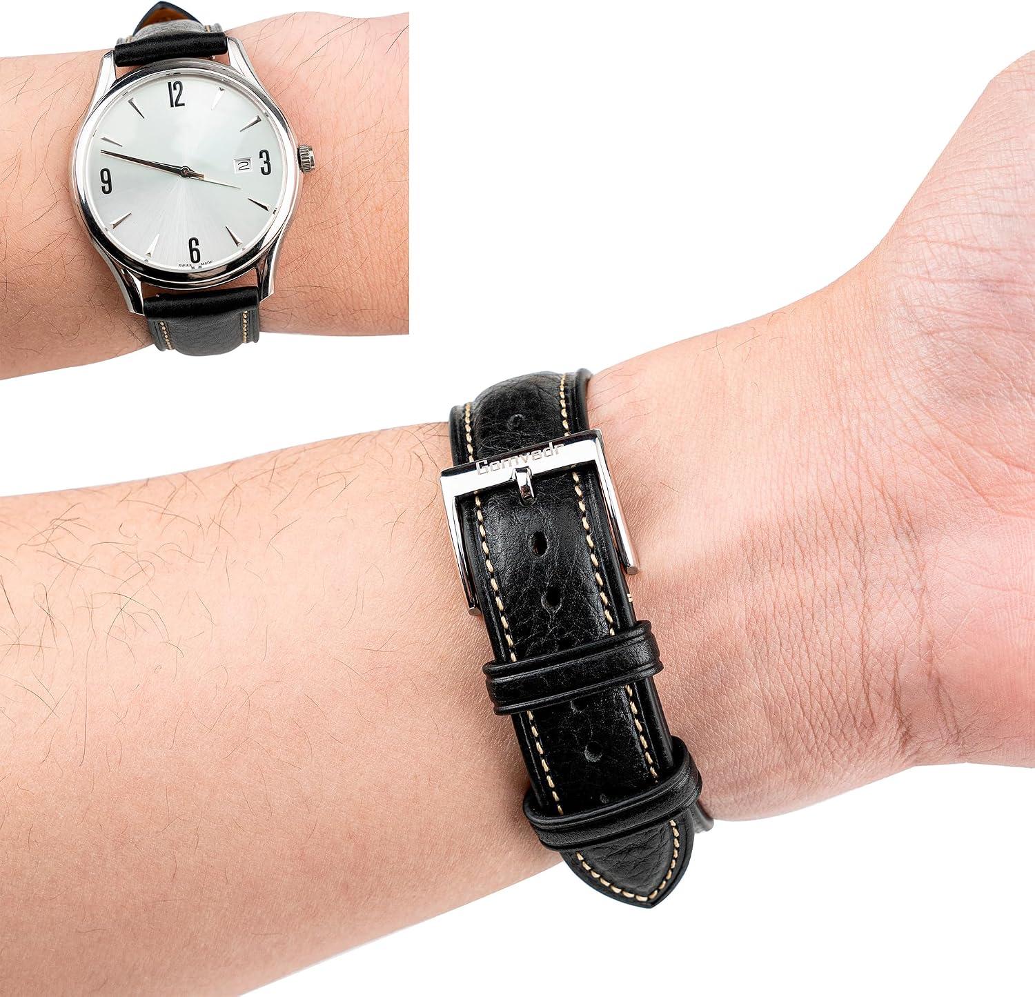Thumbnail 4 de Gomvadr Leder Uhrenarmband 20mm