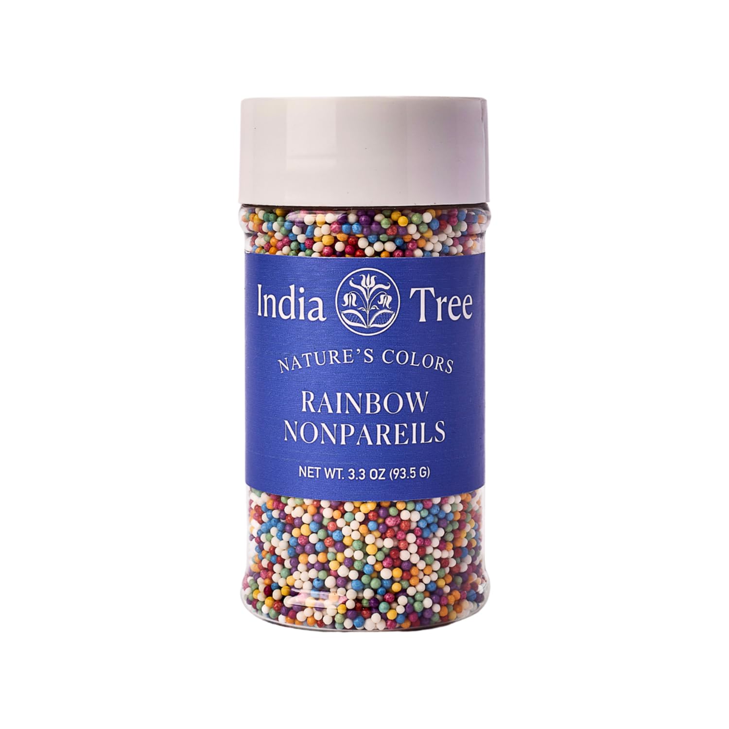 Detalle de India Tree Rainbow Nonpareils, 3 oz Jar