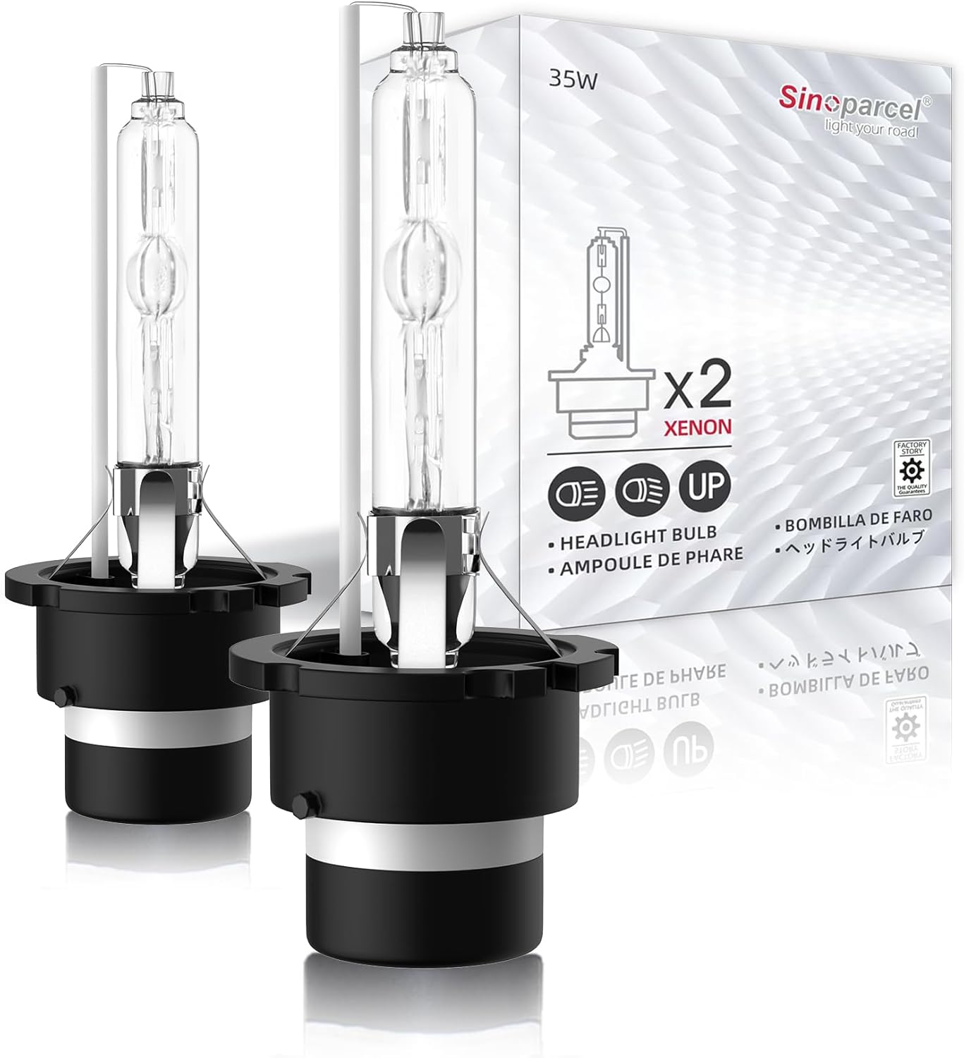 Detalle de Sinoparcel Ampoule Bi-Xénon D1S/D1R 8000K HID – Lot de 2, 12V 35W