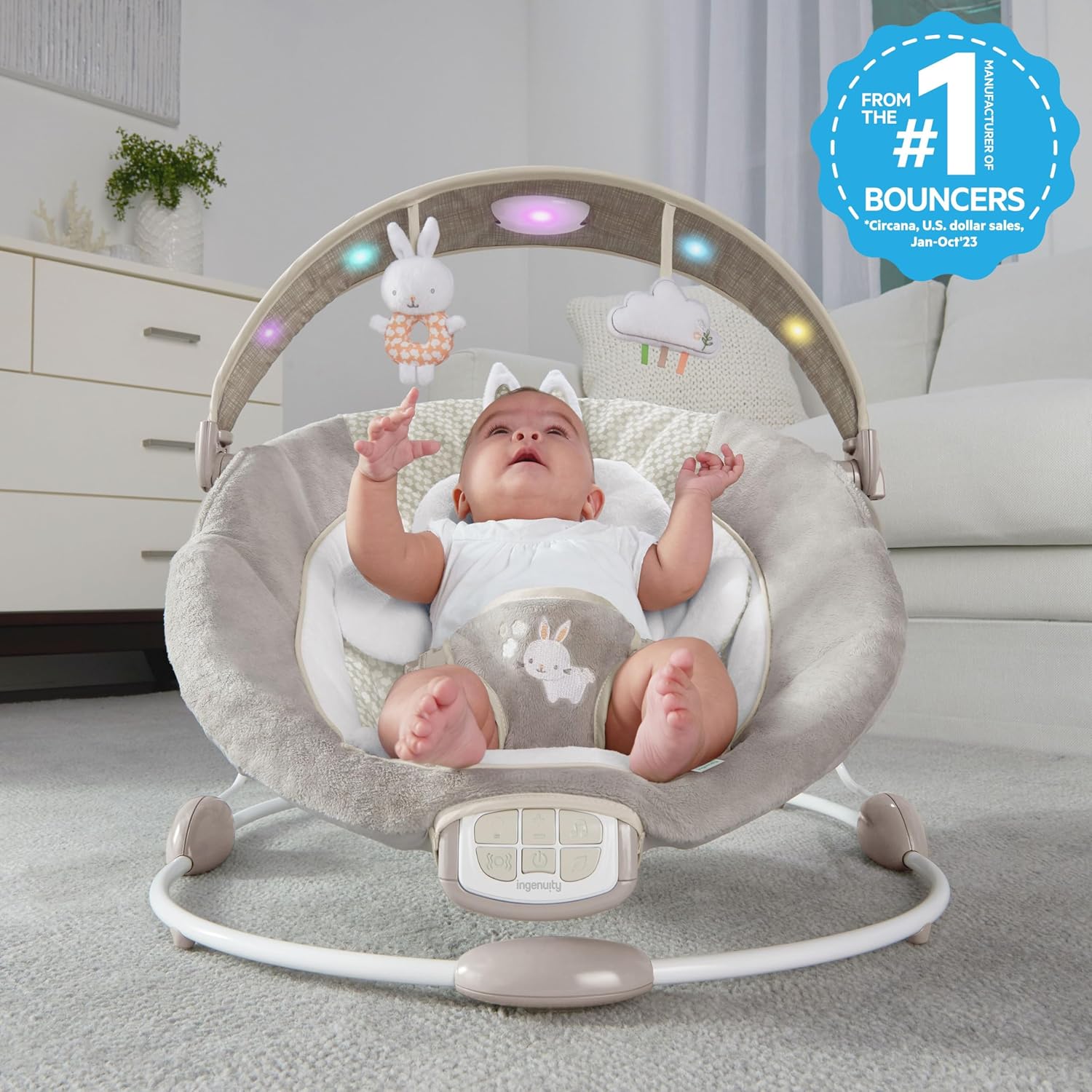 Thumbnail 2 de Twinkle Tails Babywippe mit Vibrationen